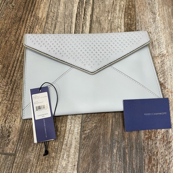 Rebecca Minkoff Star Perforated Leo Clutch - Picture 2 of 9